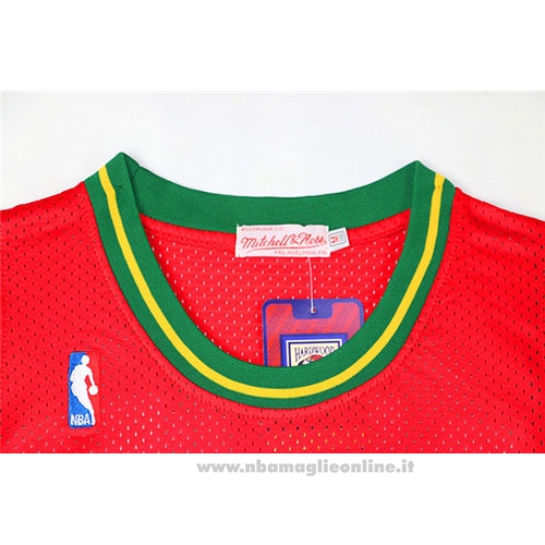Maglia Seattle SuperSonics Gary Payton NO 20 Historic Throwback Rosso2